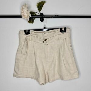 Billabong Textured Cotton Paperbag Shorts